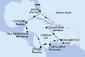 USA, Jamajka, Aruba, Kolumbie, Panama, Honduras, Mexiko z Miami na lodi MSC Divina