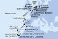 Velká Británie, Německo, Belgie, Nizozemsko, Francie, Španělsko, Maroko, Portugalsko ze Southamptonu na lodi MSC Euribia