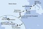 Itálie, Španělsko, Portugalsko, Svatý Martin, USA, Bahamy z Janova na lodi MSC Divina
