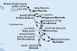 Martinik, Guadeloupe, Svatý Vincenc a Grenadiny, Barbados, Svatá Lucie, Grenada, Britské Panenské ostrovy, Svatý Martin, Antigua a Barbuda, Svatý Kryštof a Nevis z Fort-de-France, Martinik na lodi MSC Virtuosa