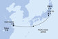 Japonsko, Čína z Tokia na lodi MSC Bellissima