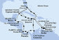 USA, Kajmanské ostrovy, Jamajka, Curacao, Bonaire, Aruba, Kolumbie, Panama, Kostarika, Honduras, Belize z Miami na lodi MSC Poesia