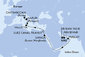 Spojené arabské emiráty, Omán, Egypt, Malta, Itálie z Abu Dhabi na lodi MSC World Europa