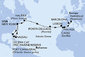 USA, , Bahamy, Kanada, Portugalsko, Španělsko, Francie z New Yorku na lodi MSC Meraviglia