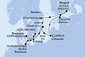 Německo, Dánsko, Švédsko, Litva, Estonsko, Finsko z Warnemünde na lodi MSC Magnifica