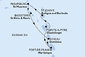Guadeloupe, Antigua a Barbuda, Svatý Martin, Svatý Kryštof a Nevis, Dominika, Martinik z Pointe-à-Pitre na lodi MSC Seaview