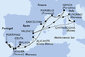 Španělsko, Francie, Itálie, Maroko, Portugalsko z Barcelony na lodi MSC Sinfonia