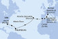 USA, Svatý Martin, Portugalsko, Španělsko, Francie z Miami na lodi MSC Seashore