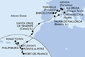 Martinik, Guadeloupe, Svatý Martin, Britské Panenské ostrovy, Antigua a Barbuda, Španělsko, Francie, Itálie z Fort-de-France na lodi MSC World Europa