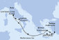 Itálie, Řecko, Turecko z Civitavecchia na lodi MSC Divina