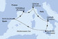 Francie, Itálie, Španělsko z Marseille na lodi MSC Seashore