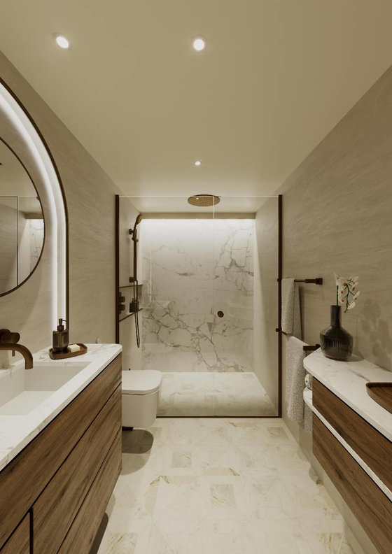 Apartmá Skylight Infinite Balcony Suite, koupelna - Celebrity Compass