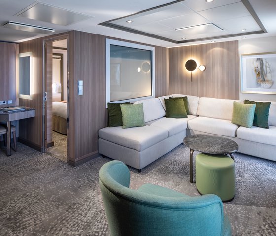 Celebrity Suite, obývací část - Celebrity Silhouette