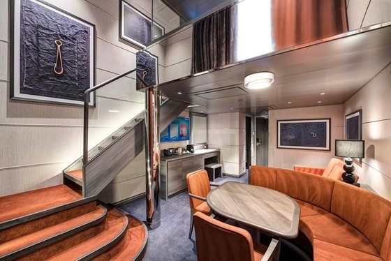 Apartmá Duplex (YCD), obývací část - MSC Meraviglia
