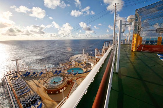 Sapphire Princess, otevřená paluba