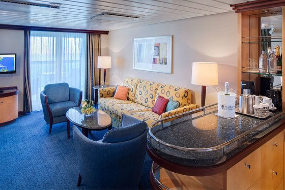 Grand Suite, obývací část - Freedom of the Seas