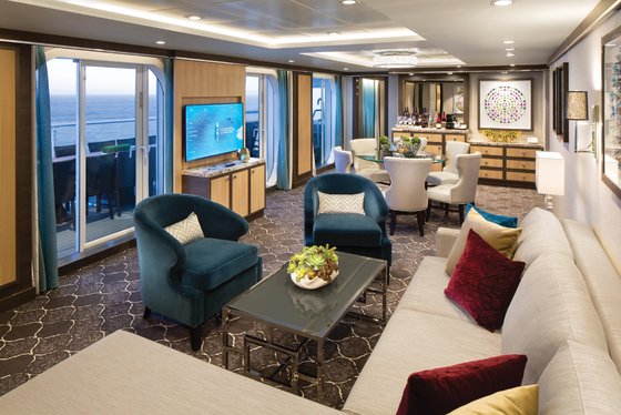 Villa Suite se 4 ložnicemi, obývací část - Symphony of the Seas