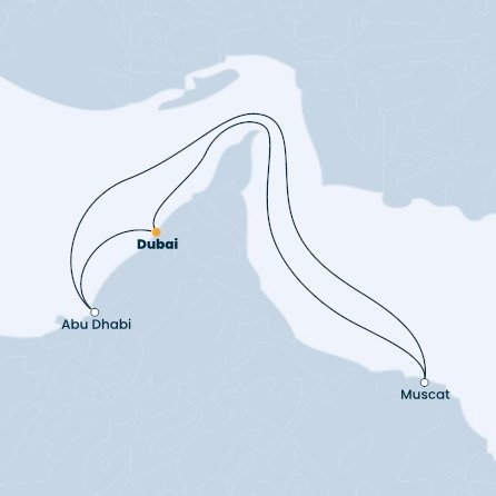 Spojené arabské emiráty, Omán z Dubaje na lodi Costa Toscana