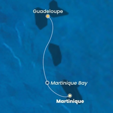 Martinik, Guadeloupe z Fort-de-France na lodi Costa Fascinosa Martinik, Guadeloupe z Fort-de-France na lodi Costa Fascinosa