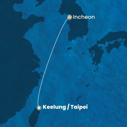 Tchaj-wan,  z Keelungu (Taipeje) na lodi Costa Serena Tchaj-wan,  z Keelungu (Taipeje) na lodi Costa Serena