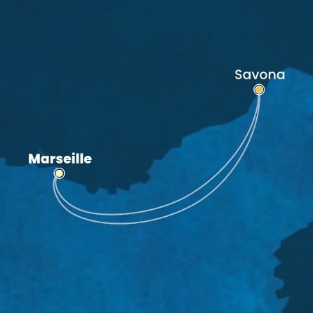 Francie, Itálie z Marseille na lodi Costa Pacifica