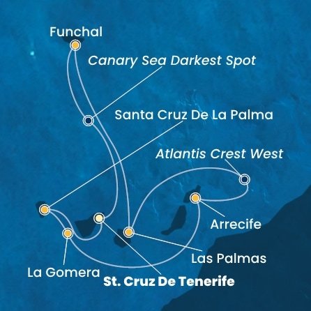 Španělsko, , Portugalsko z Tenerife na lodi Costa Fortuna