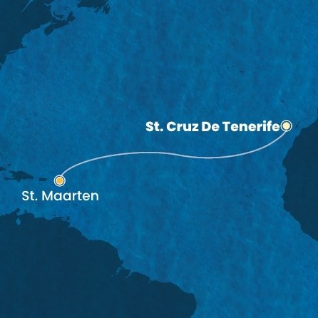 Španělsko, Svatý Martin z Tenerife na lodi Costa Fascinosa