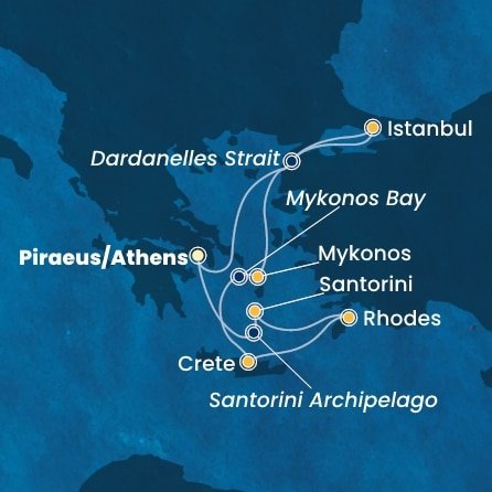 Řecko, Turecko z Pirea na lodi Costa Fortuna Řecko, Turecko z Pirea na lodi Costa Fortuna