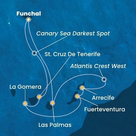 Portugalsko, Španělsko z Funchalu na lodi Costa Fortuna