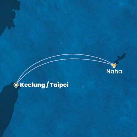 Tchaj-wan, Japonsko z Keelungu (Taipeje) na lodi Costa Serena