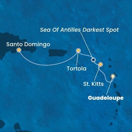 Guadeloupe, Svatý Kryštof a Nevis, Britské Panenské ostrovy, Dominikánská republika z Pointe-à-Pitre na lodi Costa Fascinosa Guadeloupe, Svatý Kryštof a Nevis, Britské Panenské ostrovy, Dominikánská republika z Pointe-à-Pitre na lodi Costa Fascinosa