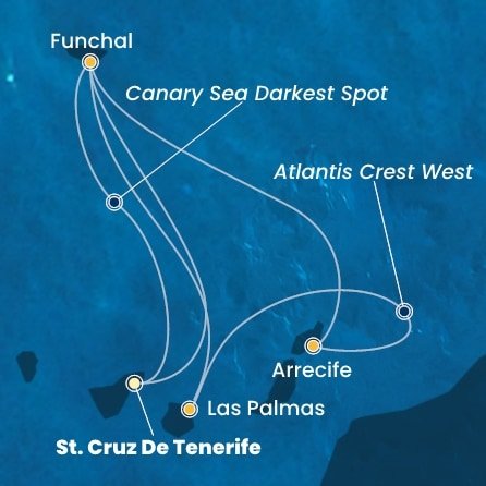 Španělsko, Portugalsko z Tenerife na lodi Costa Pacifica
