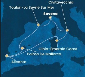 Prázdniny na jihu na Costa Pacifica
