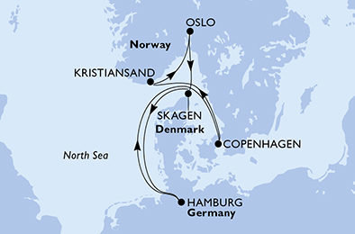 Severské panorama s velkým finále v Hamburku na MSC Preziosa