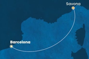 Španělsko, Itálie z Barcelony na lodi Costa Fascinosa