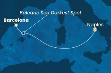 Španělsko, Itálie z Barcelony na lodi Costa Toscana Španělsko, Itálie z Barcelony na lodi Costa Toscana