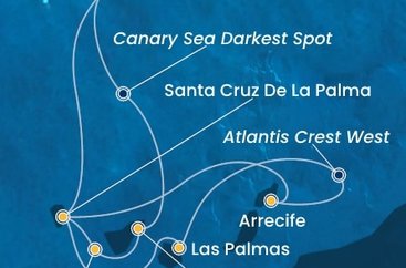 Madeira, Španělsko, La Gomera (Kanárské ostrovy) z Funchalu na lodi Costa Fortuna
