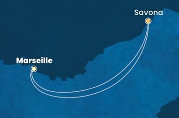 Francie, Itálie z Marseille na lodi Costa Pacifica