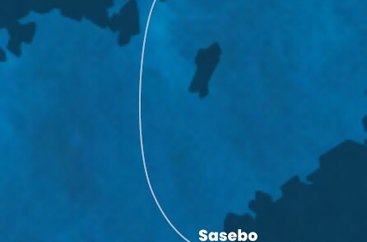 Japonsko, Jižní Korea ze Saseba na lodi Costa Serena