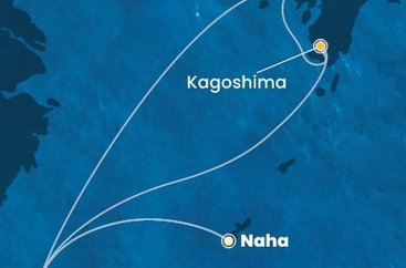 Japonsko, Tchaj-wan z Naha na lodi Costa Serena