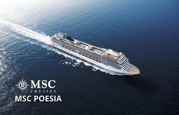 Německo, Francie, Španělsko z Warnemünde na lodi MSC Poesia