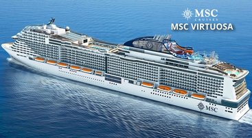 Velká Británie, Norsko ze Southamptonu na lodi MSC Virtuosa
